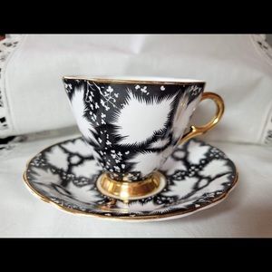 Clarence Bone China Tea Cup and Saucer